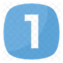 One 1 Number Icon