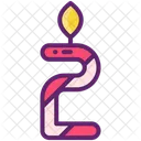 One Number Candle  Icon