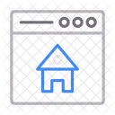 Online Webpage House Icon