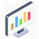 Online Statistics Online Analytics Online Infographics Icon