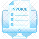 Online Invoice Digital Receipt Online Voucher アイコン