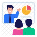 Business Workshop Online Business Presenter Office Presentation Icon