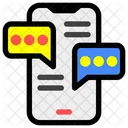 Online Chatting  Icon