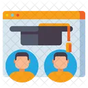 Online Classroom Education Learning Icon