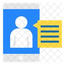 Smartphone Avatar Comunication Icon