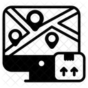 Tracking Shipment Parcel Track Parcel Navigation アイコン