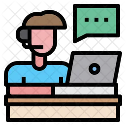 Online Customer Service  Icon