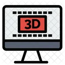 Filme 3D on-line  Ícone