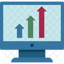 Online Diagramm Diagramm Geschaftsdiagramm Symbol