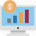 Online Diagramm Diagramm Geschaftsdiagramm Symbol