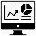 Dashboard Online Diagramm Geschaftsleistung Symbol