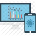 Online Diagramm Analyse Bericht Symbol