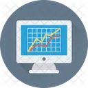 Online Diagramm Monitor Symbol