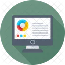 Online Diagramm Monitor Symbol