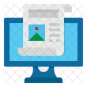 Journal Computer Elearning Icon