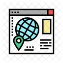 Web Site Map Icon