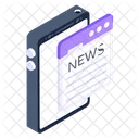 Mobile News Online News News App Icon