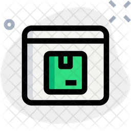 Online Package Tracking  Icon