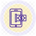 Online Payment Black Outline Icon Icon