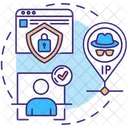 Online privacy  Icon