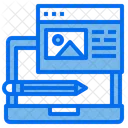 Online Schreiben Website Symbol