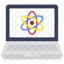 Online Science Electron Proton Icon