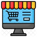 Online Shopping Ecommerce Icon