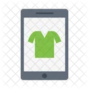 Mobile Shopping Garments Icon