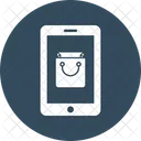 Online Shopping App Cart Ecommerce Icon