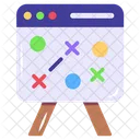 Online Tactics Strategic Planning Scheme Icon