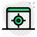 Online Target Online Goal Web Target Icon