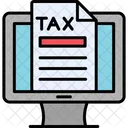 Online Tax  Icon