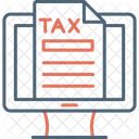 Online Tax  Icon