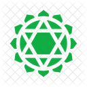 Anahata Coracao Chakra Ícone