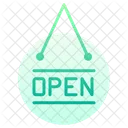 Open Close Sign Icon