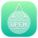 Open Close Sign Icon