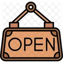 Open Neon Signs Unlocked Icon