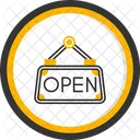 Open Neon Signs Unlocked Icon