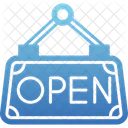 Open Neon Signs Unlocked Icon