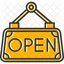 Open Neon Signs Unlocked Icon