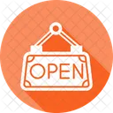 Open Neon Signs Unlocked Icon