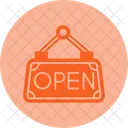 Open Neon Signs Unlocked Icon