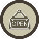 Open Neon Signs Unlocked Icon