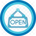 Open Neon Signs Unlocked Icon