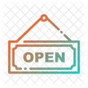 Open Open Sign Open Sign Board Icon