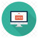 Open Board Sign Icon