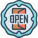 Open Sign Store Icon