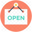 Open Sign Hanging Icon