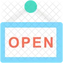 Open Shop Signboard Icon