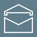 Open Envelope Mail Icon